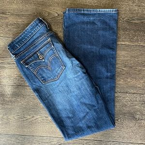 Vintage Levi’s Strauss and Co. 545 low boot cut jeans